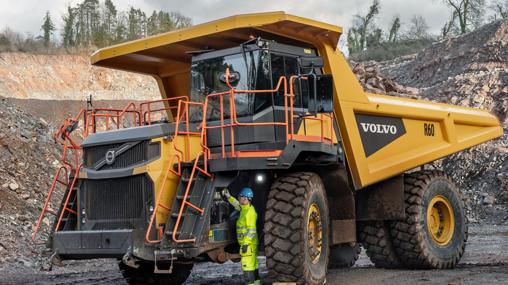 Volvo CE inicia testes com protótipo de caminhão articulado a hidrogênio