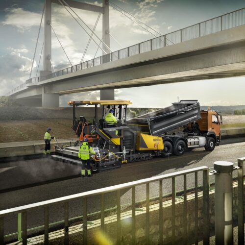 Nova vibroacabadora P4820DStar picture of the tracked paver P4820D 