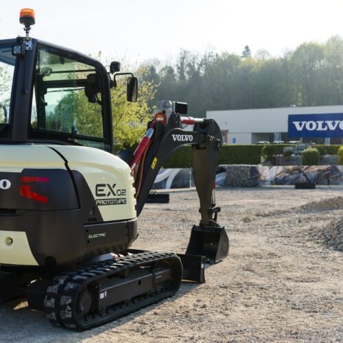 Volvo CE - Escavadeira elétrica EX2 