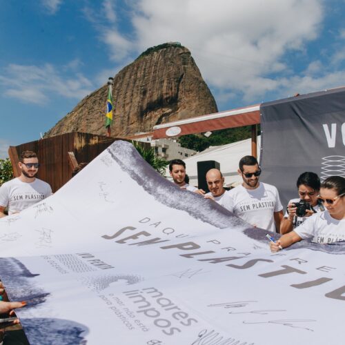 Volvo Penta lança compromisso no Brasil com a campanha Mares Limpos da ONU.  Créditos: Amanda Lovarato 