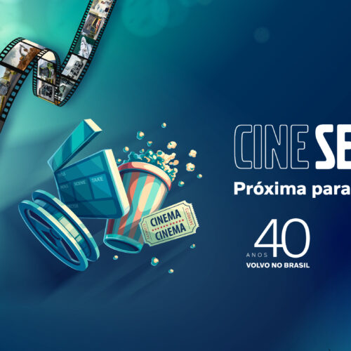 Cine Segurança, promovido pela Volvo e a Viação Glória, exibe filmes sobre segurança 
