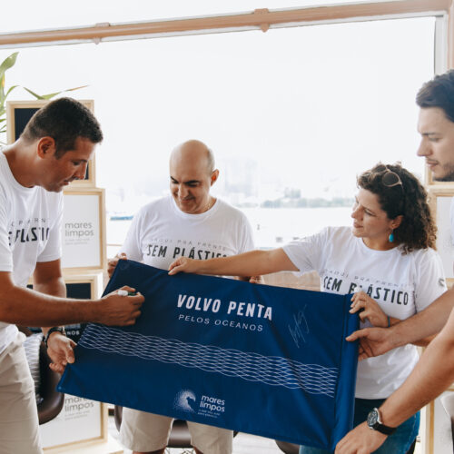 Volvo Penta lança compromisso no Brasil com a campanha Mares Limpos da ONU.  Créditos: Amanda Lovarato 