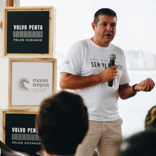 Volvo Penta lança compromisso no Brasil com a campanha Mares Limpos da ONU.  Créditos: Amanda Lovarato 