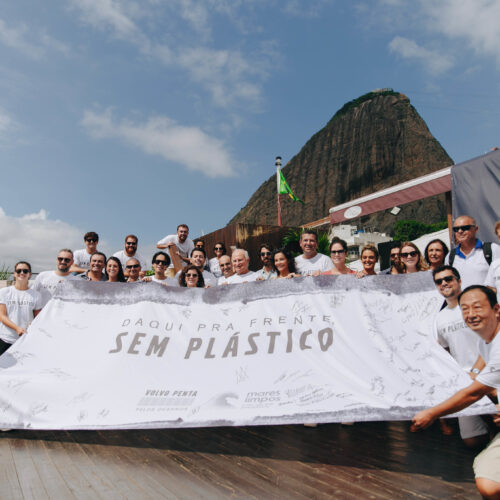 Volvo Penta lança compromisso no Brasil com a campanha Mares Limpos da ONU.  Créditos: Amanda Lovarato 
